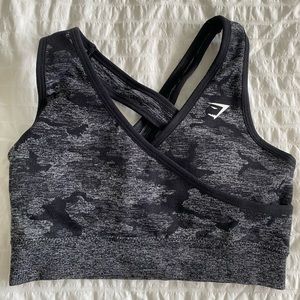 Gymshark camo sports bra